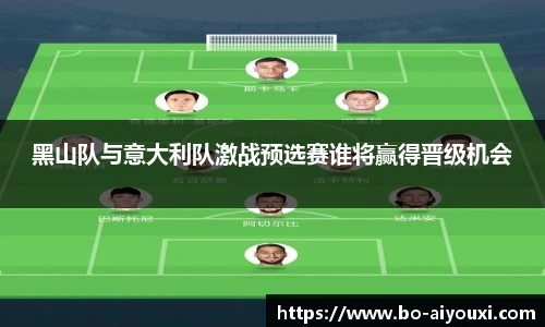 黑山队与意大利队激战预选赛谁将赢得晋级机会